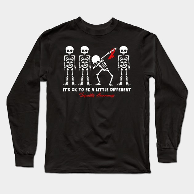 Vasculitis Awareness It's Ok To Be A Little Different Long Sleeve T-Shirt by KHANH HUYEN